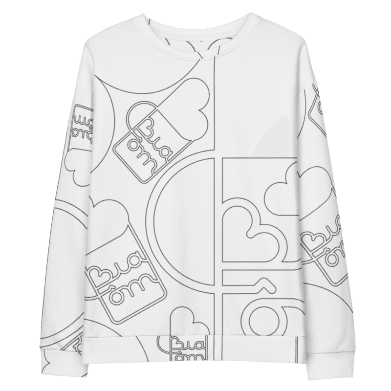 Cutting Pattern Sweatshirt